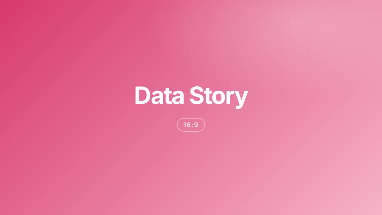 Data Story 16:9 sample frame